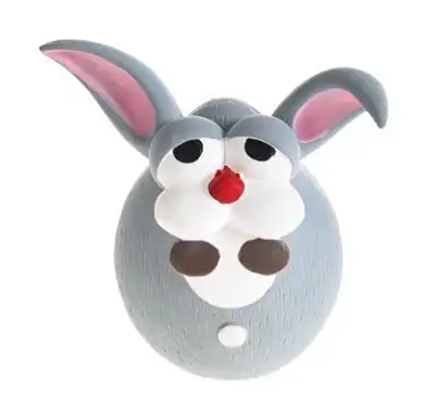 Homepet BUBBLE игрушка для собак заяц с пищалкой латекс