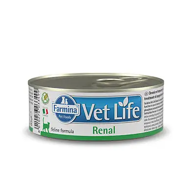 Farmina Vet Life Renal консервы для кошек для поддержания функции почек (банка)